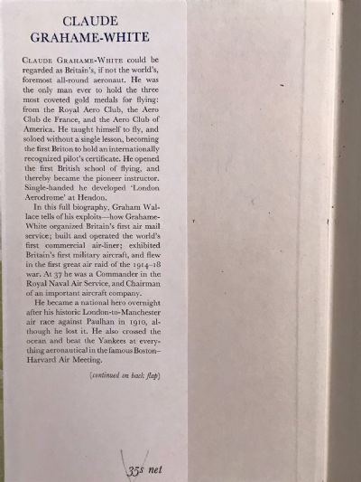 CLAUDE GRAHAME-WHITE: A Biography