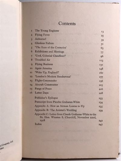 CLAUDE GRAHAME-WHITE: A Biography