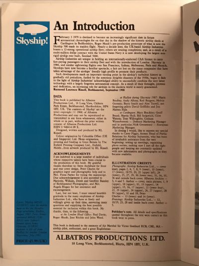 SKYSHIP! Renaissance of the British Airship Industry