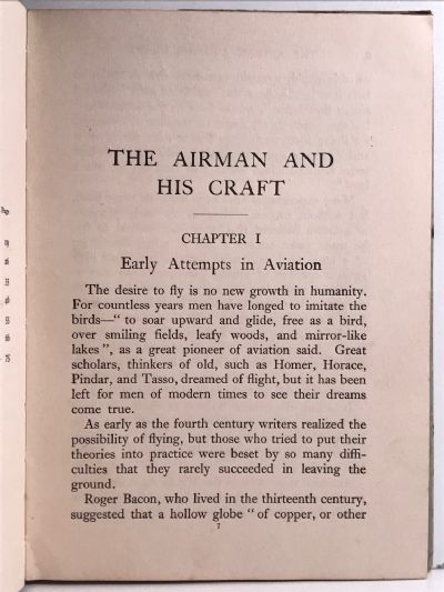 THE AIRMAN AND HIS CRAFT