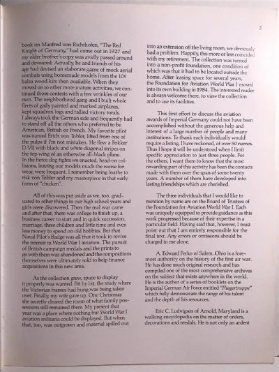 AVIATION AWARDS OF IMPERIAL GERMANY IN WORLD WAR I: Volume 1+2