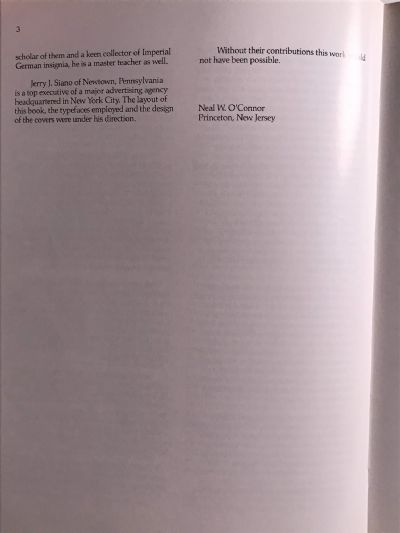 AVIATION AWARDS OF IMPERIAL GERMANY IN WORLD WAR I: Volume 1+2