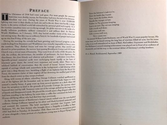 THE AIRSHIP VC: The Life of Captain William Leefe Robinson