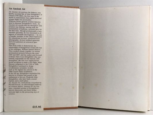 AN ANCIENT AIR: A Biography of John Stringfellow of Chard, The Victorian Pioneer