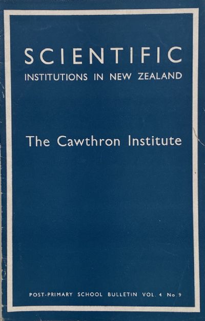 SCIENTIFIC INSTITUTIONS IN NEW ZEALAND: The Cawthron Institute 