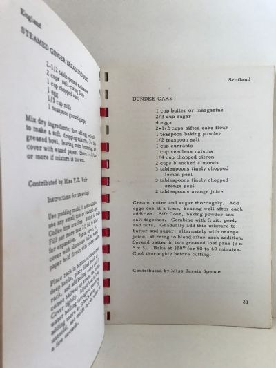 THE ENGLISH-SPEAKING UNION - INTERNATIONAL COOKBOOK