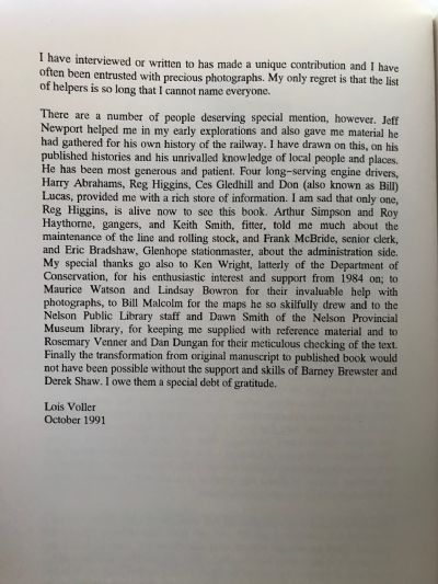 RAILS TO NOWHERE: The History of The Nelson Railway