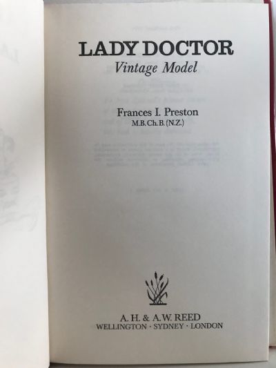 LADY DOCTOR: Vintage Model