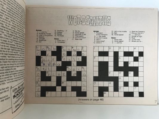COBB & CO'S PIONEERING PUZZLES AND PASTIMES PICTURE BOOKS