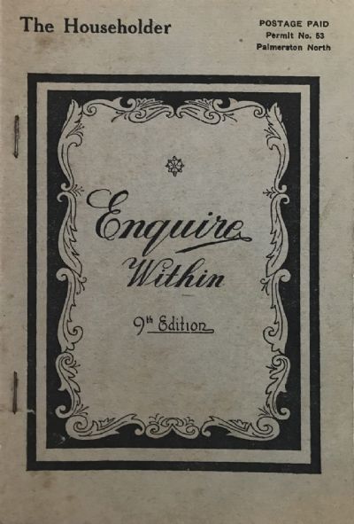ENQUIRE WITHIN: The Householder - 9th edition 