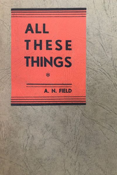 ALL THESE THINGS: Volume 1 