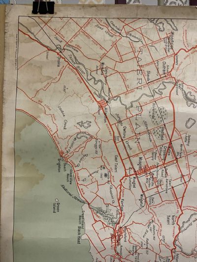 VINTAGE ROAD MAP: Dunedin and surrounds 1960s
