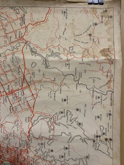 VINTAGE ROAD MAP: Dunedin and surrounds 1960s
