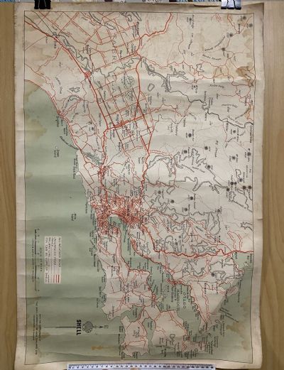 VINTAGE ROAD MAP: Dunedin and surrounds 1960s