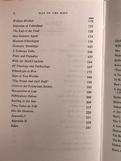 MAN OF THE MIST: A Biography of Elsdon Best