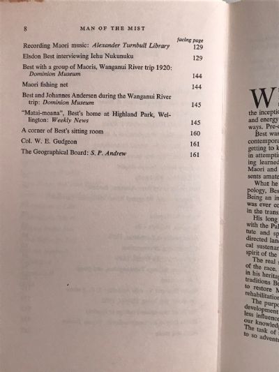 MAN OF THE MIST: A Biography of Elsdon Best