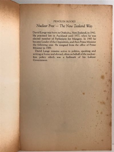 NUCLEAR FREE: The New Zealand Way