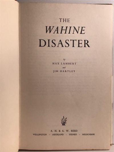 THE WAHINE DISASTER