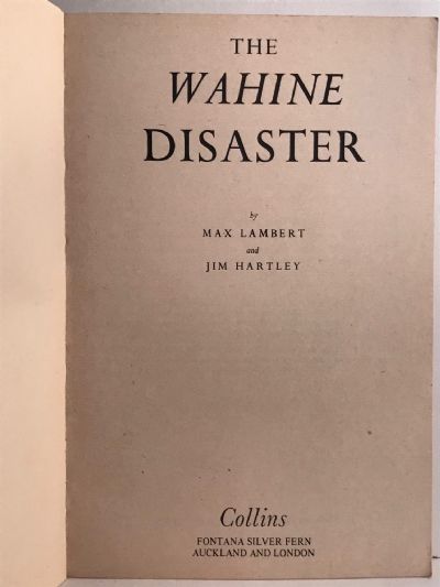 THE WAHINE DISASTER