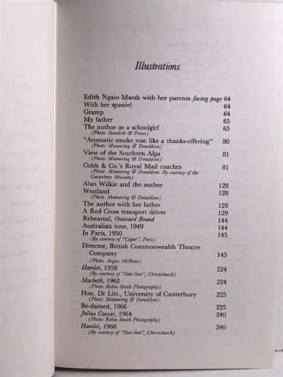 BLACK BEECH AND HONEYDEW: An Autobiography Ngaio Marsh