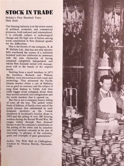 STOCK IN TRADE: Hellaby's First Hundred Years 1873-1973