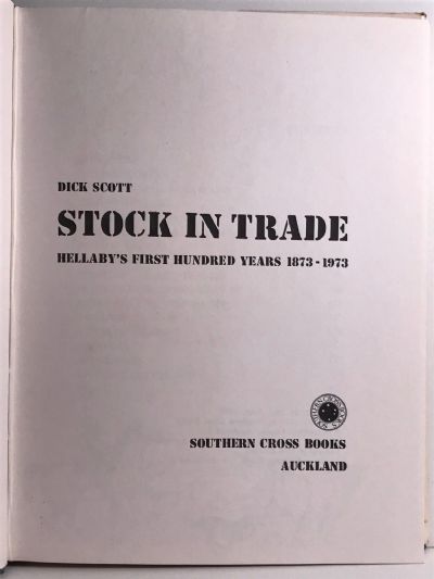 STOCK IN TRADE: Hellaby's First Hundred Years 1873-1973