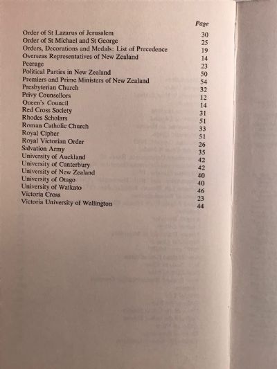 WHO'S WHO IN NEW ZEALAND: 10th edition 1971