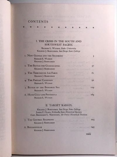 THE ARMY AIR FORCES IN WORLD WAR II: Volume 4 The Pacific Guadalcanal To Saipan