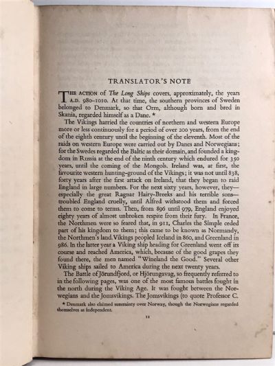 THE LONG SHIPS: A Saga of the Viking Age