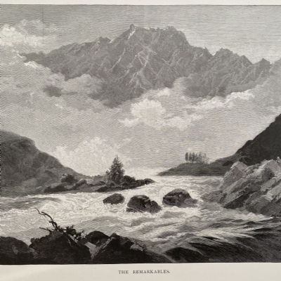 OLD DRAWING: The Remarkables