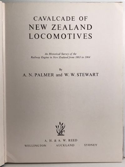 CAVALCADE of NEW ZEALAND LOCOMOTIVES