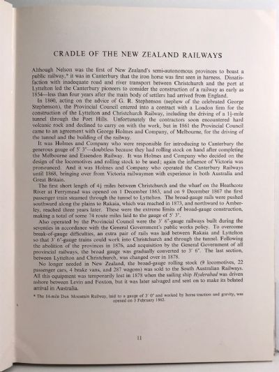 CAVALCADE of NEW ZEALAND LOCOMOTIVES