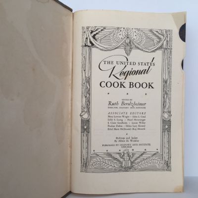 The United States Regional Cook Book