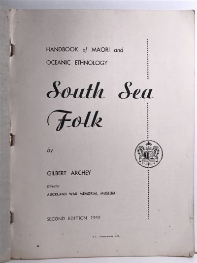 SOUTH SEA FOLK: Handbook of Oceanic Ethnology