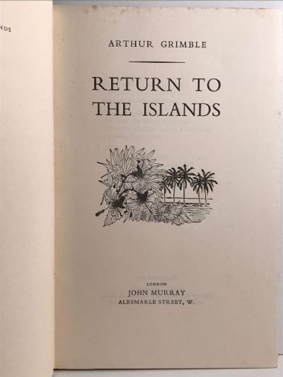 RETURN TO THE ISLANDS
