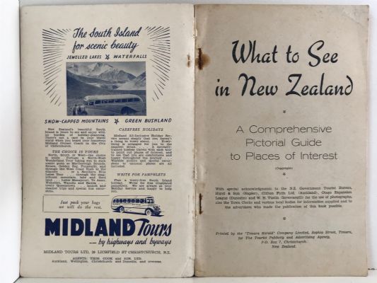 WHAT TO SEE IN NEW ZEALAND: A Pictorial Guide to Places of Interest