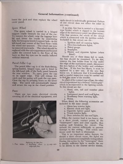 VAUXHALL OWNERS HANDBOOK: Velox and Cresta