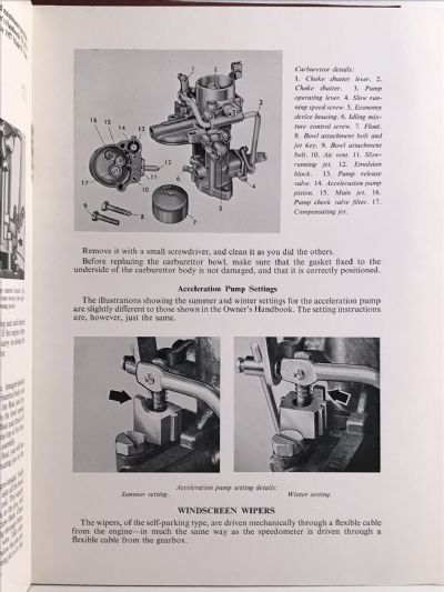 VAUXHALL OWNERS HANDBOOK: Velox and Cresta