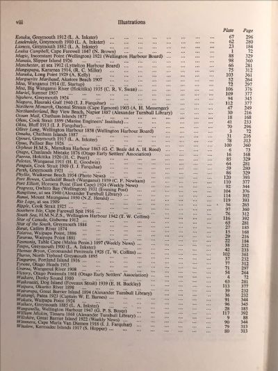 NEW ZEALAND SHIPWRECKS 1795-1960