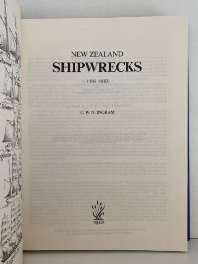 NEW ZEALAND SHIPWRECKS 1795-1982
