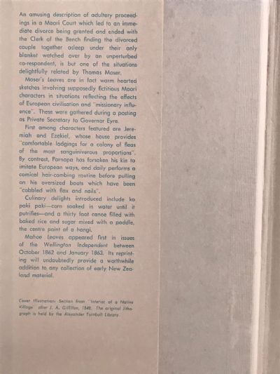 MAHOE LEAVES: A Selection of Sketches of New Zealand