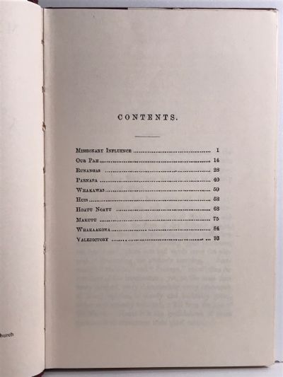 MAHOE LEAVES: A Selection of Sketches of New Zealand