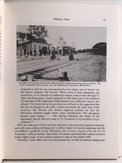 FRONTIER TOWN: A History of Te Awamutu 1884 - 1984