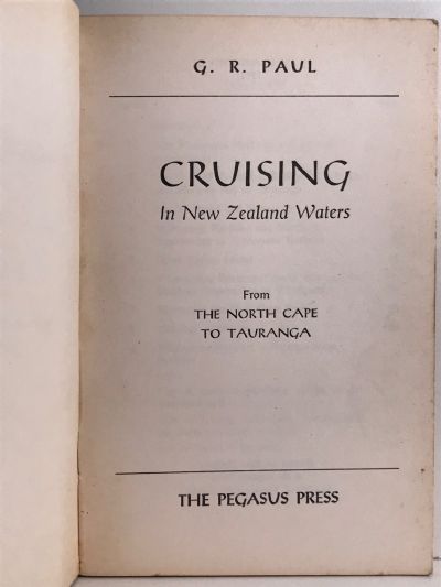 CRUISING IN NEW ZEALAND WATERS
