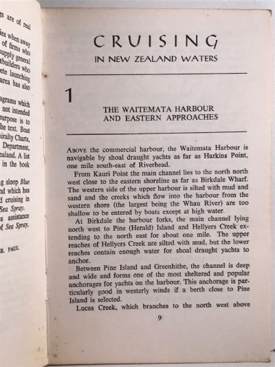CRUISING IN NEW ZEALAND WATERS