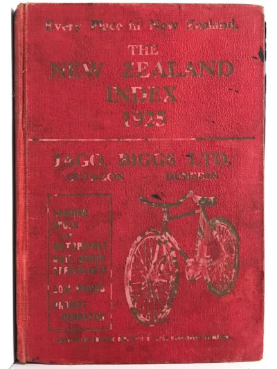 THE NEW ZEALAND INDEX 1925  - Everyplace in New Zealand