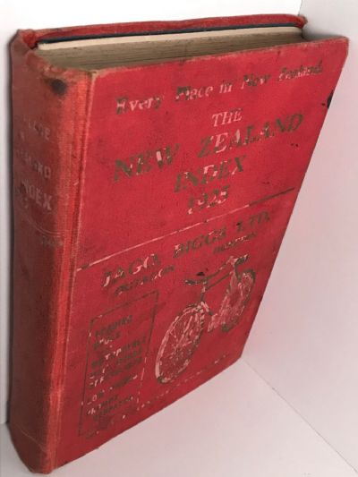 THE NEW ZEALAND INDEX 1925  - Everyplace in New Zealand