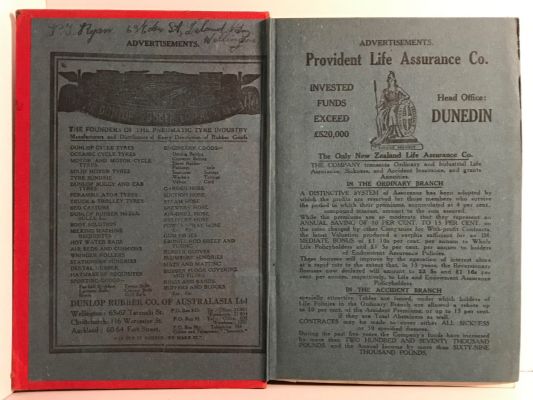 THE NEW ZEALAND INDEX 1925  - Everyplace in New Zealand