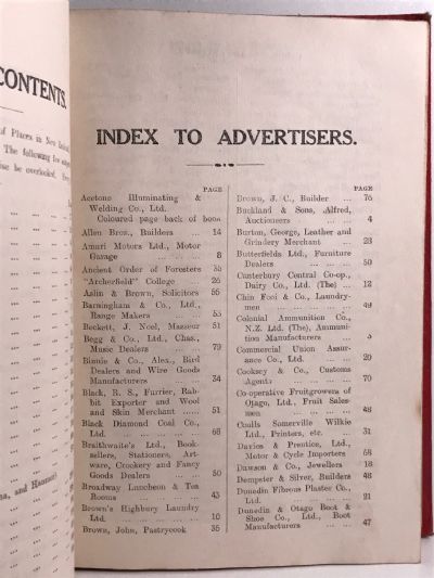 THE NEW ZEALAND INDEX 1925  - Everyplace in New Zealand