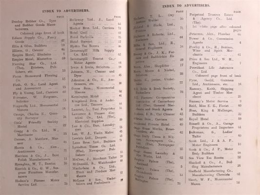 THE NEW ZEALAND INDEX 1925  - Everyplace in New Zealand